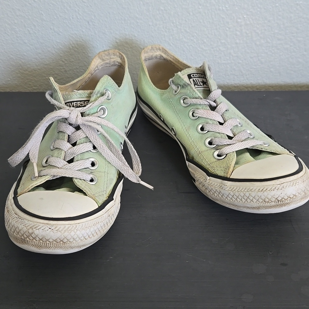 Converse Mint Green Sneakers Size 7